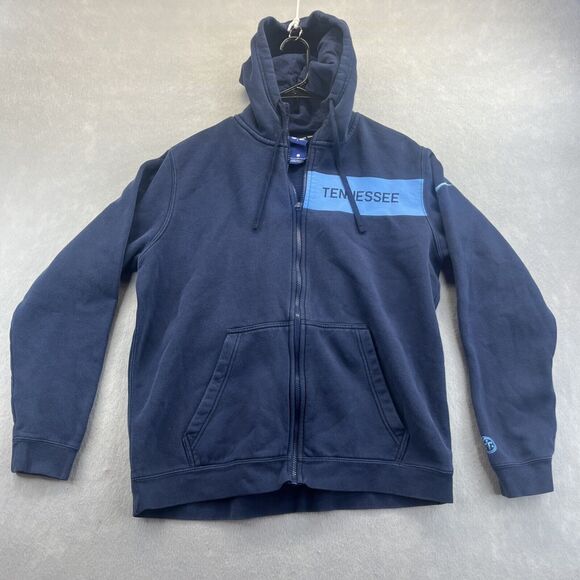 Tennessee Titans NFL Nike Jacket Zip Up Hoodie Size L Navy - Picture 1 of 11